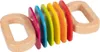Goki Holz Rassel Regenbogen Babyspielzeug Produktbild-Vorschau 1