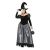 A woman in a witch costume holding a cauldron. Produktbild-Vorschau
