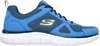 A side view of a blue Skechers sneaker on a white background. Anteprima dell’immagine prodotto