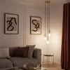 Pendelleuchte Metall und Glas Tri Baudelaire Rosa Produktbild-Vorschau 6