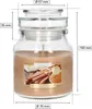 KOTARBAU® Candela profumata piccola in vetro con coperchio Anteprima dell’immagine prodotto 2