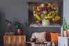 MuchoWow® Wandteppich Wandbehang Blumen - Farben - Produktbild-Vorschau 6