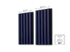 MEBANO. Akustikpaneele Holz 240 x 53 cm, Farbe: Indigo Blau Produktbild-Vorschau 3