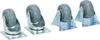 Set mit 4 Rollen aus Eisen von Kinzo Produktbild-Vorschau 5