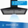 MPM MPM-60-OK-28 Maska kominowa naścienna 348 m³/h czarna Podgląd zdjęcia produktu 5