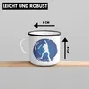 Trendation - Taucher Emaille Tasse Geschenk Grafik für Produktbild-Vorschau 4