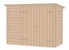 Fahrrad- und Mülltonnenbox, natur B x T x H 219 x 100 x 151 Produktbild-Vorschau 2