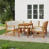 The Living Store 7-tlg. Garten-Essgruppe mit Kissen Produktbild-Vorschau 2