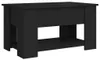 vidaXL Table basse noire 79x49x41 cm Bois composite Voir les images du produit 4
