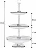 Elegante Etagere ORIENT 65cm silber im Wild Hammerschlag Produktbild-Vorschau 14