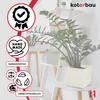 KOTARBAU® Keramik Blumentopf quadratisch Vintage Creme Produktbild-Vorschau 4