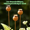 Gartenstecker Metall Blumen 3er Set, Garten Deko Rostoptik Produktbild-Vorschau 4
