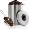 HAMA Edelstahldose für 1 kg Kaffeebohnen, mit Schaufel Produktbild-Vorschau 1