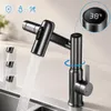 Wasserhahn Bad mit 3 Strahlarten, LED-Temperaturanzeige Produktbild-Vorschau 1