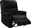 Fauteuil relax "Lincoln" - 90 x 89 x 103 cm - Noir Voir les images du produit 4