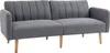 HOMCOM Schlafsofa Klappsofa 2-Sitzer Stoffsofa Bettsofa Produktbild-Vorschau 1