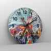 Wanduhr - Rund - Glasuhr - Vogel Natur Farbe - 30x30cm - Produktbild-Vorschau 4