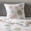 Traumschlaf Seersucker Bettwäsche Kreise grün 200x220 cm + Produktbild-Vorschau 4