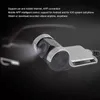 A dashcam is shown against a dark, blurred background that suggests a car interior. Produktbild-Vorschau