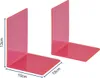 MAUL Buchstütze Acryl 10 x 10 x 13 cm transparent pink Produktbild-Vorschau 2