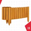 A wooden garden border fence is displayed against a white background. Produktbild-Vorschau