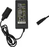 A black AC/DC power adapter with a car cigarette lighter adapter and a separate power cord. Produktbild-Vorschau