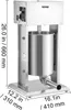 VEVOR Elektrischer Wurstfüller Wurstfüllmaschine 10 L, Produktbild-Vorschau 9