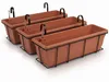 Plastard selbstwässernd Blumenkasten 100 cm 3er Set Produktbild-Vorschau 1