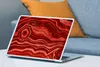 MuchoWow® Laptop Aufkleber Sticker Cover Rot - Achat - Produktbild-Vorschau 4