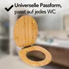 Infinity Goods Bamboe WC Bril Emmy - Toiletbril Met Deksel Produktbild-Vorschau 7