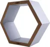 Wand-Regal Sechseck in grau Produktbild-Vorschau 4