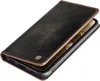 A black and brown leather flip phone case for a Huawei P30 Pro is shown against a white background. Produktbild-Vorschau