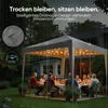 Quictent Pavillon 3x3m Pavillon pliable imperméable Stable Voir les images du produit 4