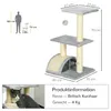 Arbre à chat PawHut 72 cm avec boules en peluche, tiges en Voir les images du produit 3
