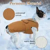 Leinwand Hund Wintermantel Fleecejacke für Kleine Produktbild-Vorschau 5