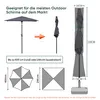 Sekey Sonnenschirm Schutzhülle für Ø 400 cm / 330 x 240 cm Produktbild-Vorschau 4