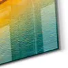 DEQORI Glasbild Echtglas 4x30x60 cm 'Abendsonne am Produktbild-Vorschau 5