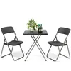 Sekey Poly-Rattan Bistro-Set 3 set Balkonset Klappmöbel Produktbild-Vorschau 1