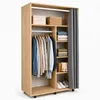 Kleiderschrank auf Rollen 100 cm Ostila Produktbild-Vorschau 1
