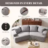 COMHOMA Sofa, 2-zits, 228 x 75 x 67 cm, modulaire Productafbeelding-voorbeeld 3