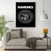 Pyramid Ramones Logo Poster Schwarz  Schwarz One Size Produktbild-Vorschau 6
