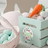 200 bunte Osteretiketten auf Rolle "Frohe Ostern" Aufkleber Produktbild-Vorschau 4