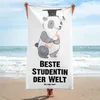 Mr. & Mrs. Panda Handtuch Pinguin Beste Studentin der Welt Produktbild-Vorschau 2