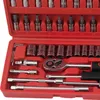 1/4 Zoll Ratsche Set 46-teilig Kardangelenk Bits 4-14mm Produktbild-Vorschau 6