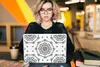 MuchoWow® Laptop Aufkleber Sticker Cover Mandala - Muster - Produktbild-Vorschau 5