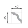 PROVISTON Stuckleiste 45 x 45 x 2000 mm Deckenleiste Produktbild-Vorschau 3