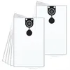 A stack of white vacuum cleaner bags with black attachments. Anteprima dell’immagine prodotto