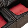 Möbel Gartensofa-set mit Kissen mit Speicher 7 pcs Braun Produktbild-Vorschau 8