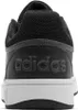 The back view of a black Adidas sneaker with a white sole. Produktbild-Vorschau
