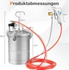 COSTWAY Farbsprühsystem, 15 L Farbtank, Druckfarbtopf mit Produktbild-Vorschau 8
